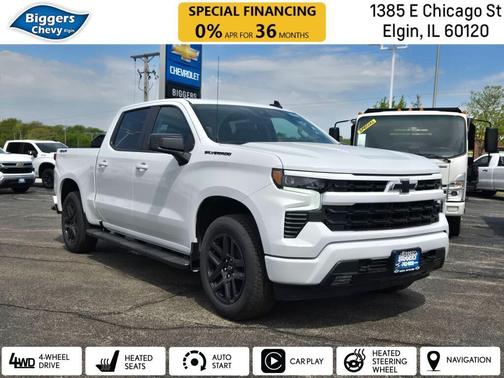 Summit White 2026 Chevrolet Silverado 1500 RST