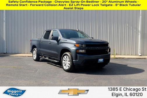 Shadow Gray Metallic 2021 Chevrolet Silverado 1500 Custom
