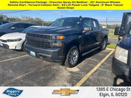 Shadow Gray Metallic 2021 Chevrolet Silverado 1500 Custom