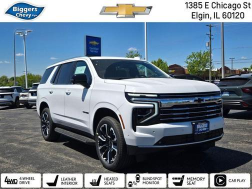 Summit White 2026 Chevrolet Tahoe LT