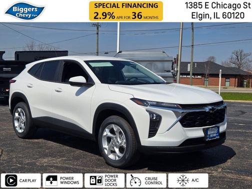 Summit White 2026 Chevrolet Trax LS