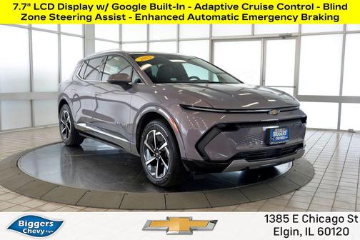 Galaxy Gray Metallic 2025 Chevrolet Equinox EV LT