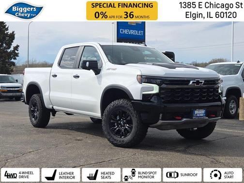 Summit White 2026 Chevrolet Silverado 1500 ZR2