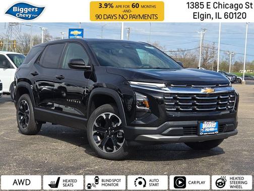 Mosaic Black Metallic 2026 Chevrolet Equinox 1LT