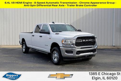 Bright White Clearcoat 2021 RAM 2500 Tradesman Crew Cab 4x4 8' Box