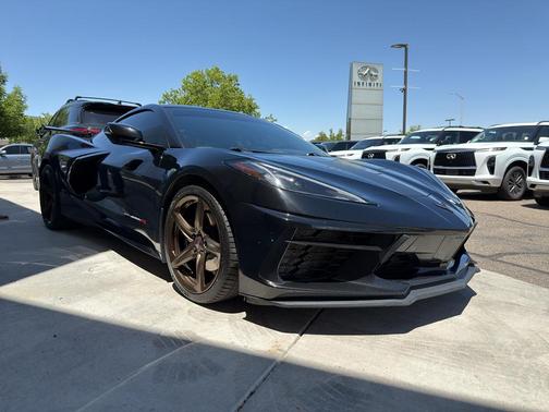 Black 2022 Chevrolet Corvette Stingray w/1LT