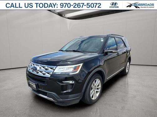Agate Black Metallic 2019 Ford Explorer XLT