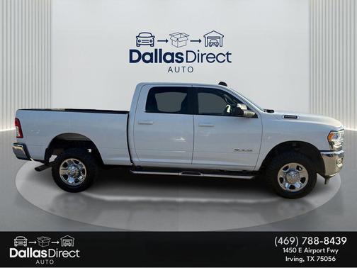 Bright White Clearcoat 2021 RAM 2500 Big Horn Crew Cab 4x4 6'4' Box