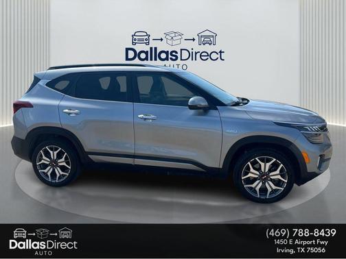 Steel Gray 2021 Kia Seltos SX Turbo