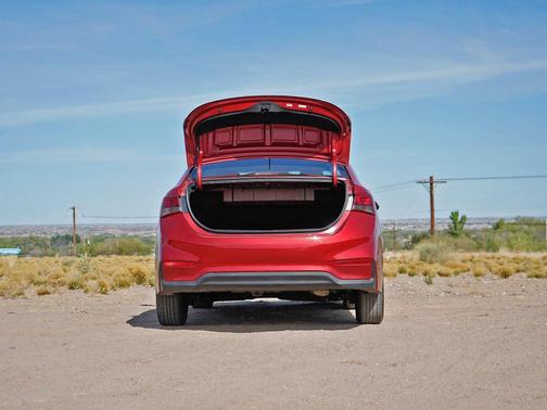 Pomegranate Red 2020 Hyundai Accent SE