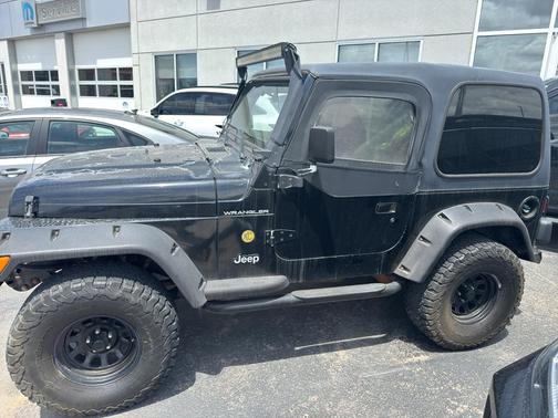 Black 2001 Jeep Wrangler SE