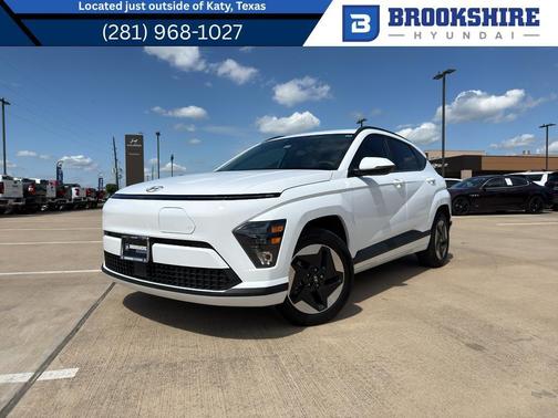 Atlas White 2024 Hyundai KONA EV SEL