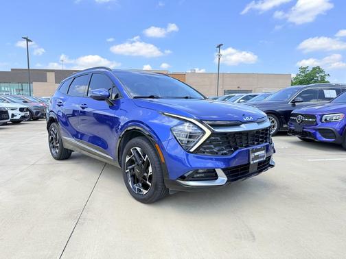 Sapphire Blue 2023 Kia Sportage SX-Prestige