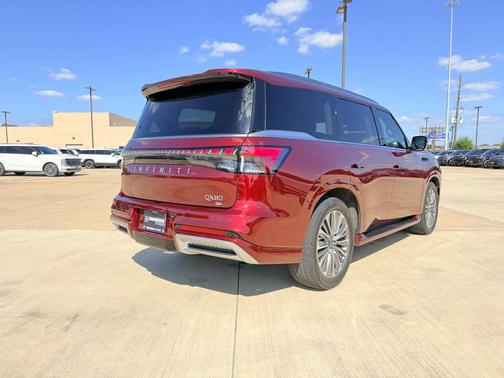 Coulis Red 2025 INFINITI QX80 Luxe