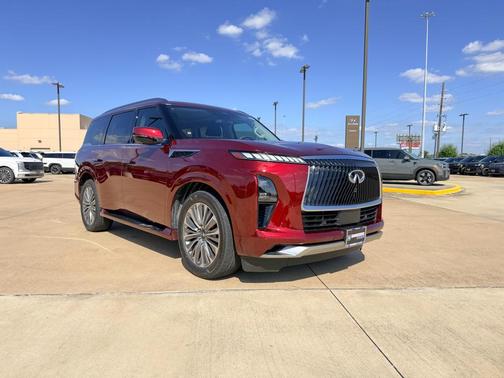 Coulis Red 2025 INFINITI QX80 Luxe