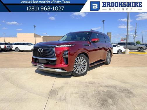 Coulis Red 2025 INFINITI QX80 Luxe