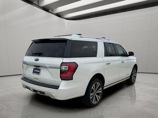 Star White Metallic Tri-Coat 2021 Ford Expedition Max Platinum