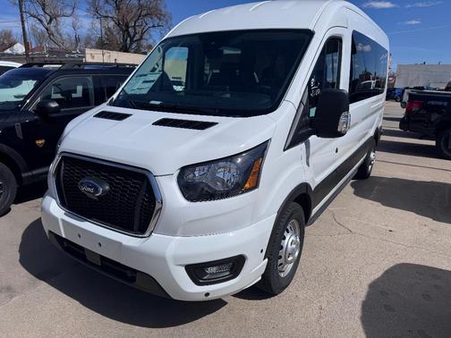 Oxford White 2025 Ford Transit-350 XLT