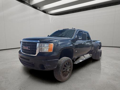 Onyx Black 2008 GMC Sierra 3500 SLT Crew Cab