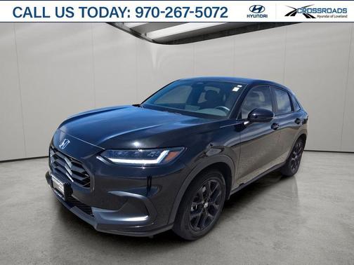 Crystal Black Pearl 2024 Honda HR-V Sport