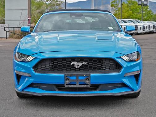 Blue 2023 Ford Mustang EcoBoost Premium