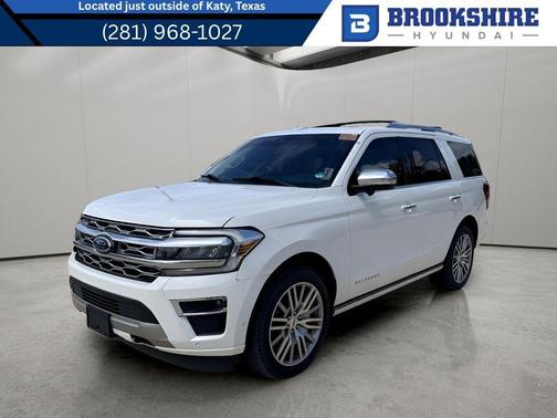 Star White Metallic Tri-Coat 2022 Ford Expedition Platinum