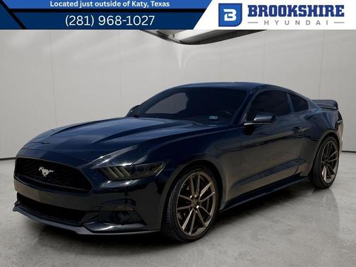 Shadow Black 2016 Ford Mustang EcoBoost