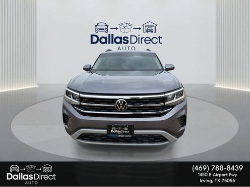 Platinum Gray Metallic 2023 Volkswagen Atlas 3.6L SE w/Technology