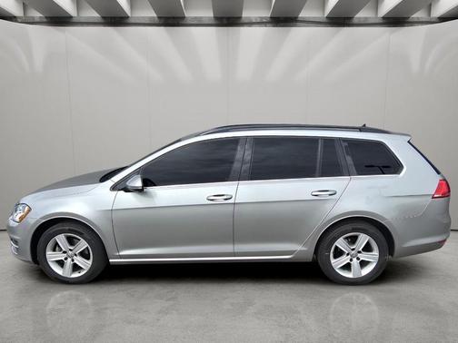 Tungsten Silver Metallic 2015 Volkswagen Golf SportWagen TDI S 4-Door