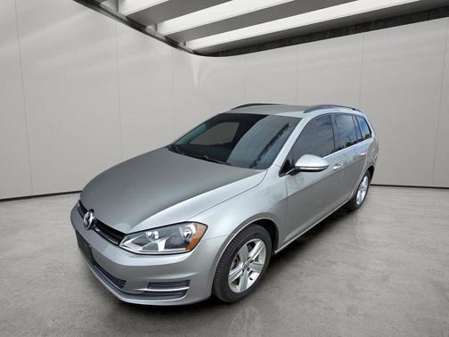 Tungsten Silver Metallic 2015 Volkswagen Golf SportWagen TDI S 4-Door
