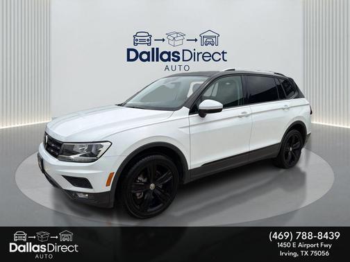Pure White 2021 Volkswagen Tiguan 2.0T SEL