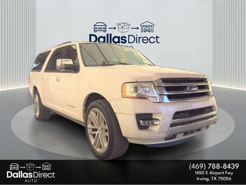 White Platinum Metallic Tri-Coat 2015 Ford Expedition EL Platinum