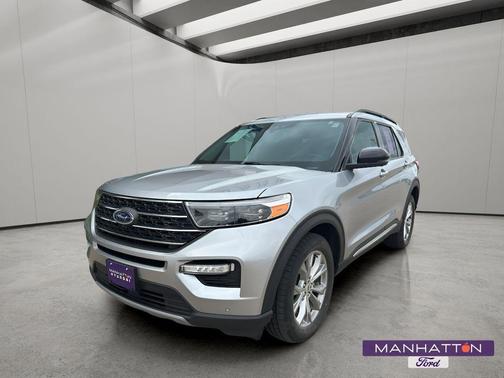 Iconic Silver Metallic 2023 Ford Explorer XLT