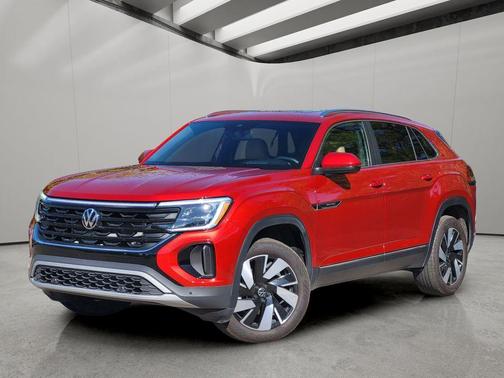 Aurora Red Metallic 2025 Volkswagen Atlas Cross Sport 2.0T SEL