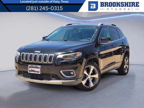Diamond Black Crystal Pearlcoat 2019 Jeep Cherokee Limited