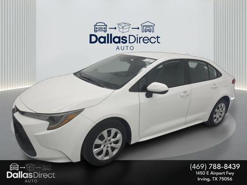 White 2022 Toyota Corolla LE