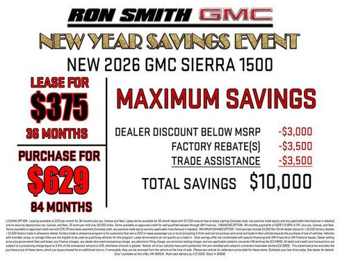 2026 GMC Sierra 1500 Elevation