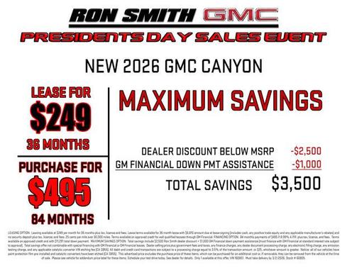 2026 GMC Canyon Elevation