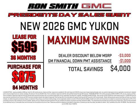 2026 GMC Yukon Elevation