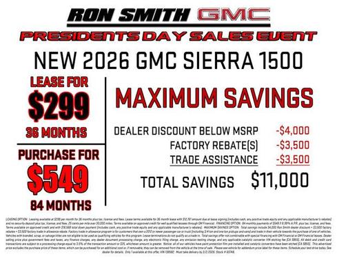 2026 GMC Sierra 1500 Elevation