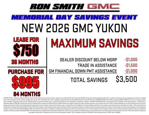 Glacier White 2026 GMC Yukon Denali