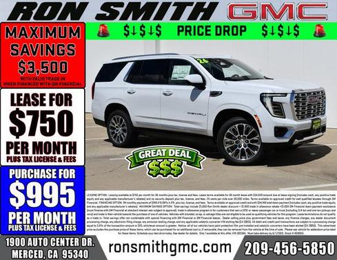 Glacier White 2026 GMC Yukon Denali