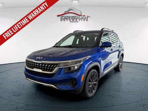 Neptune Blue 2022 Kia Seltos Nightfall Edition