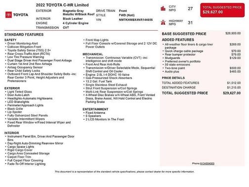 2022 Toyota C-HR Limited