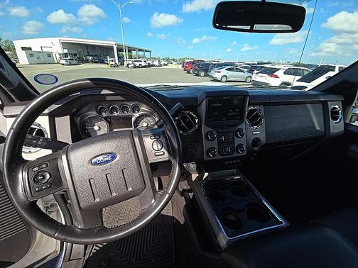 White Platinum Metallic Tri-Coat 2016 Ford F-350 Platinum