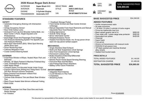 2026 Nissan Rogue 