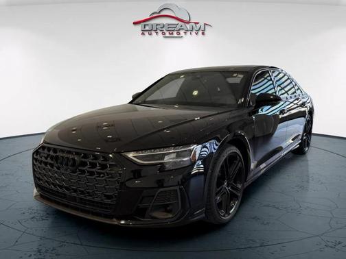 Mythos Black Metallic 2025 Audi A8 L 55 TFSI quattro Tiptronic