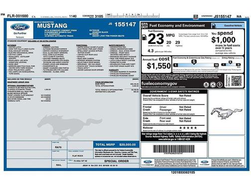 2018 Ford Mustang EcoBoost Premium