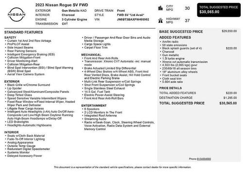 2023 Nissan Rogue SV