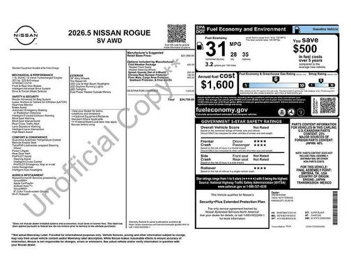 SUPER.BLACK 2026 Nissan Rogue